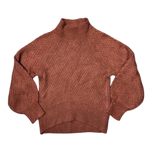 Abercrombie and Fitch Copper Turtleneck Sweater - Size Small - Picture 1 of 6